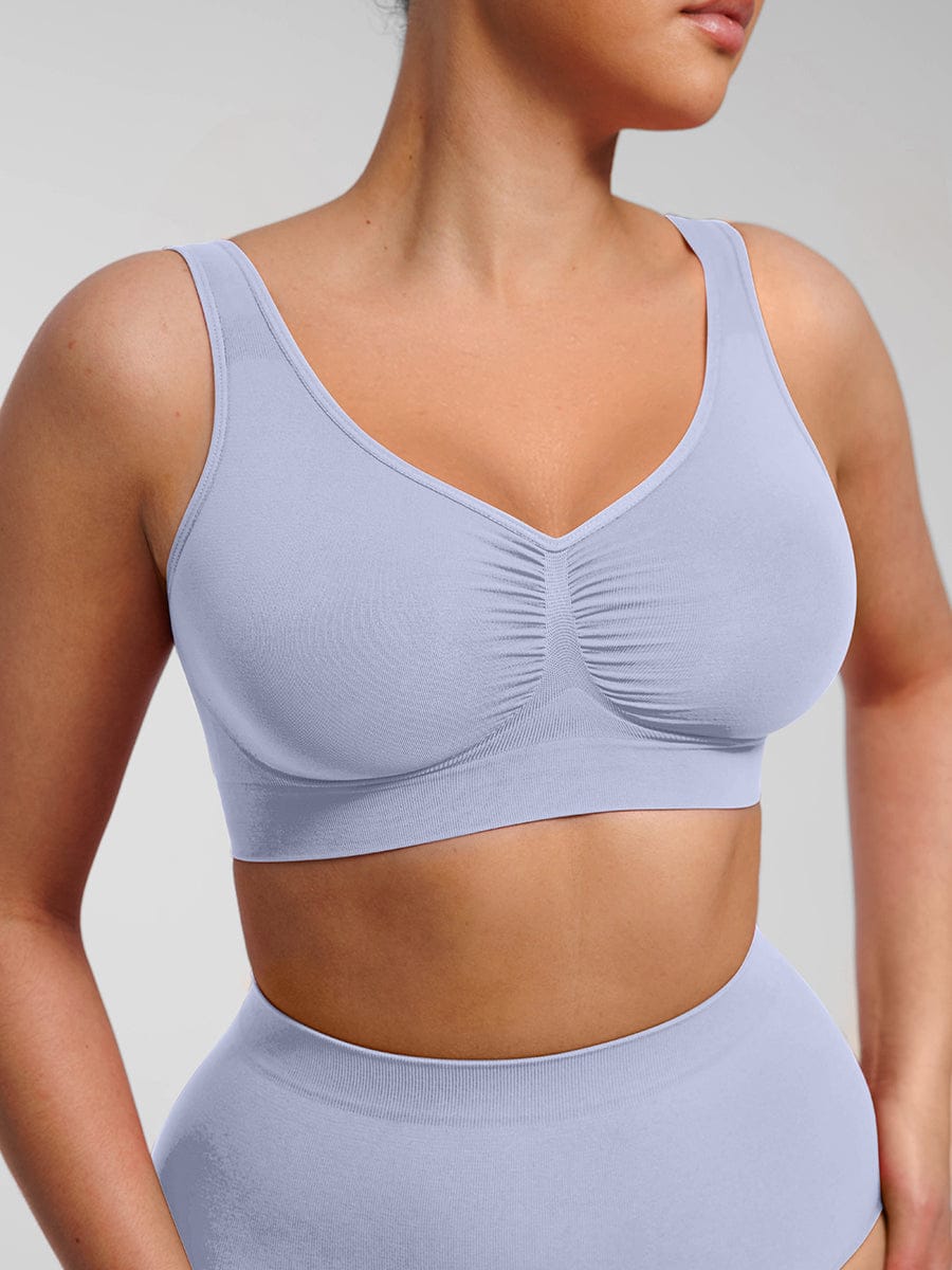 Seamless Shaping Bust Support Wider Back Bra
