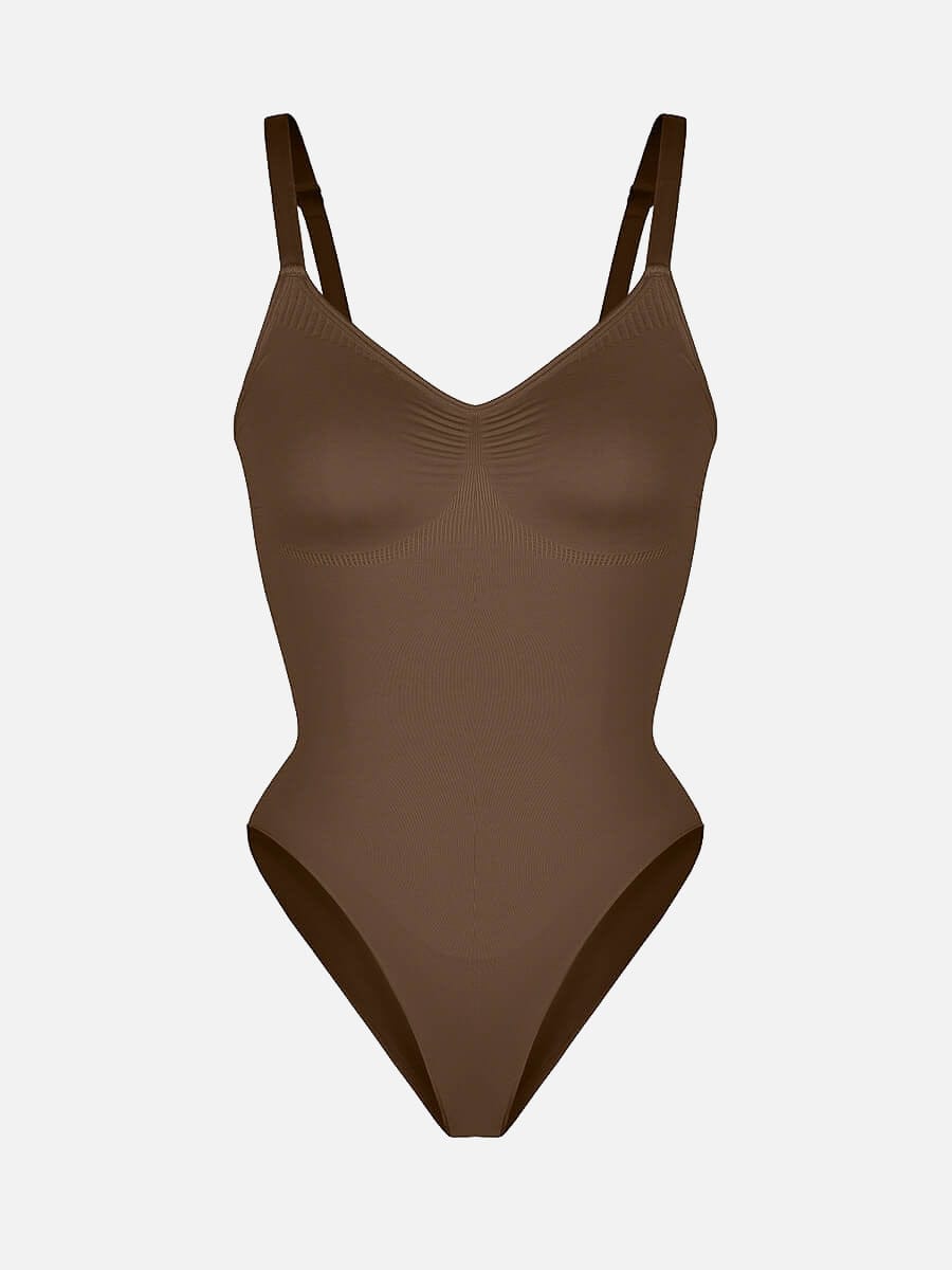 Seamless Chest Support Waist Control Shapewear Bodysuit