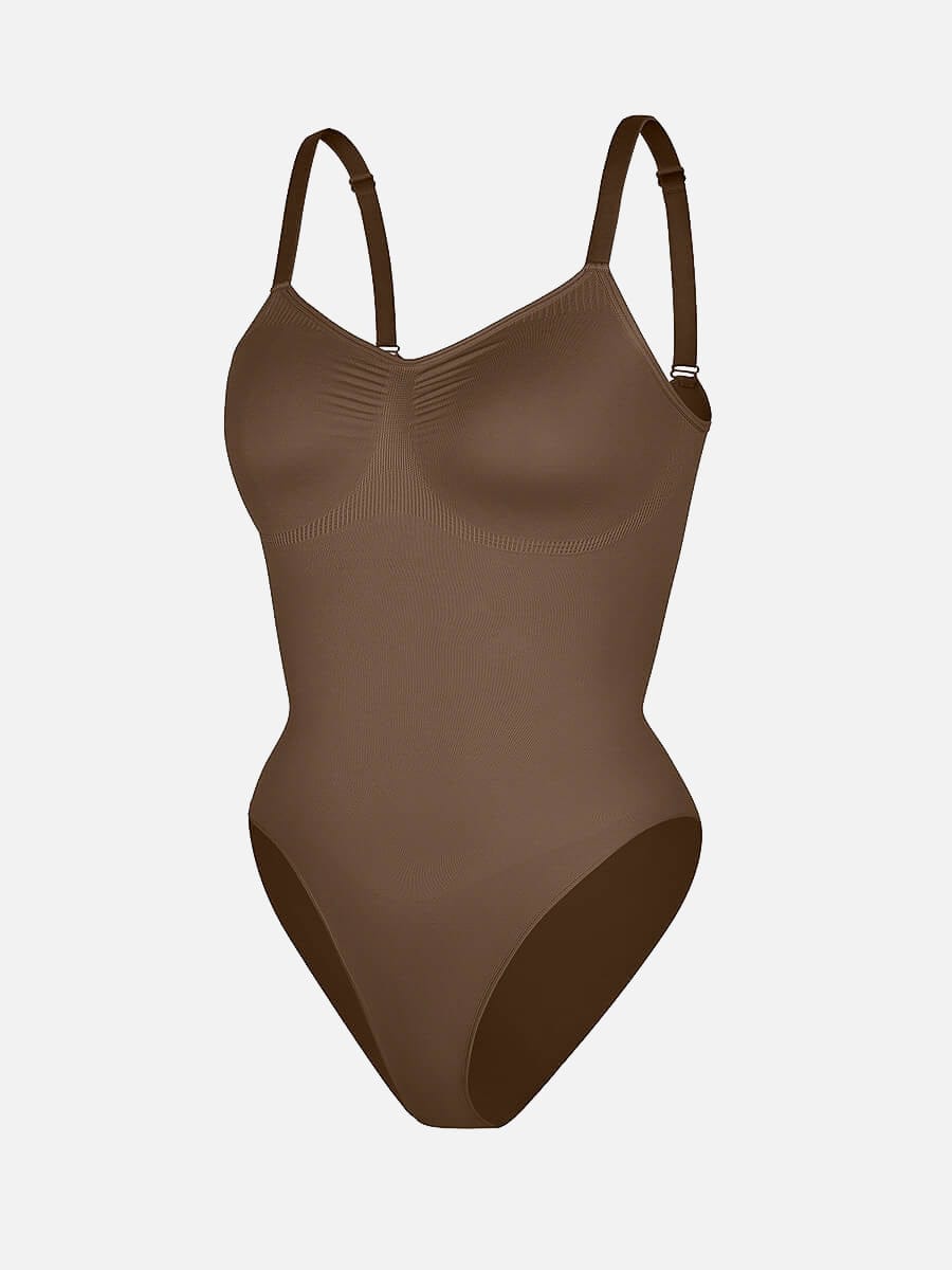 Seamless Chest Support Waist Control Shapewear Bodysuit