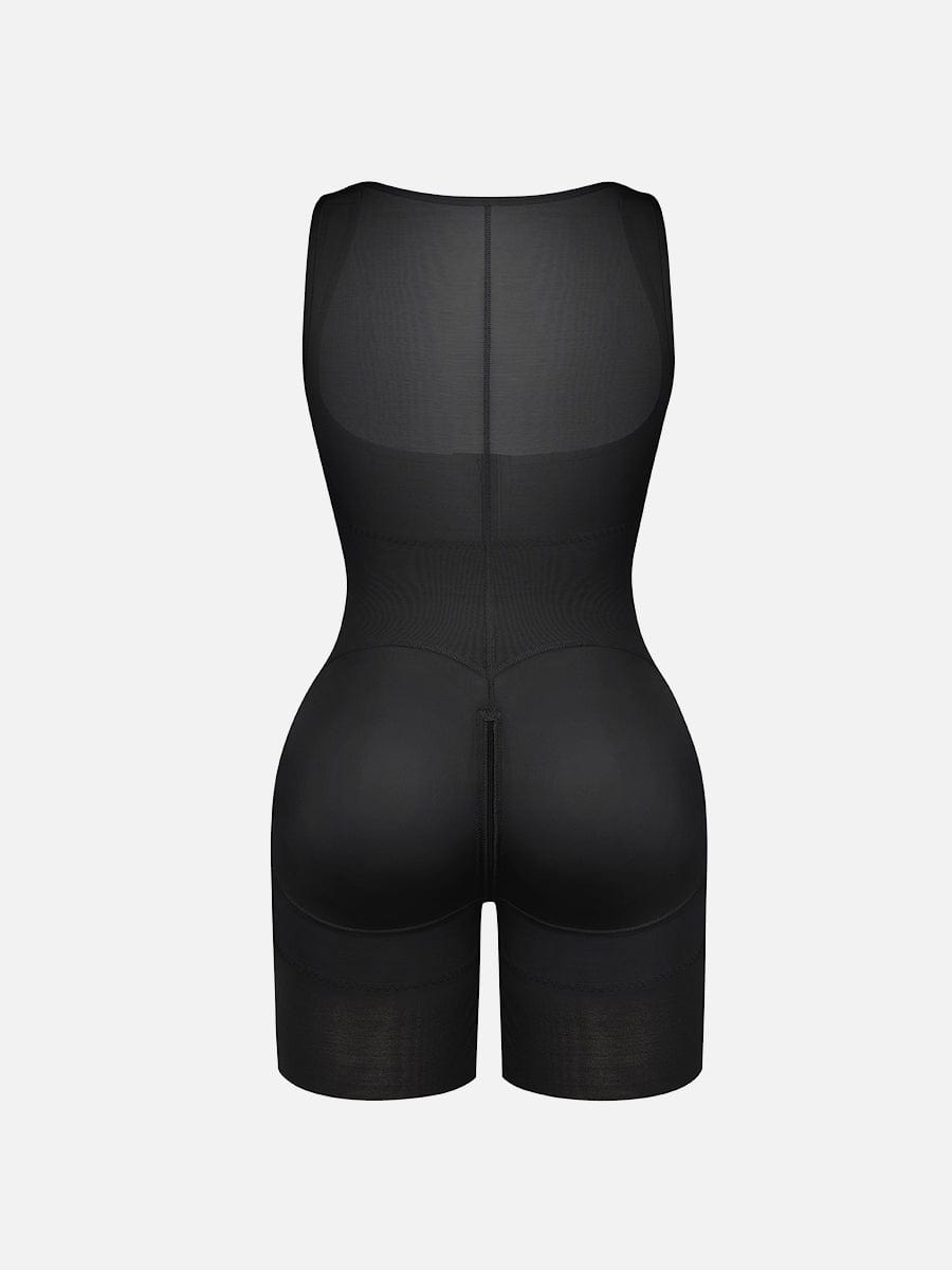 Wholesale U-Shaped Chest Support Waist Control Peach Butt Post Surgery Full Body Shapewear.