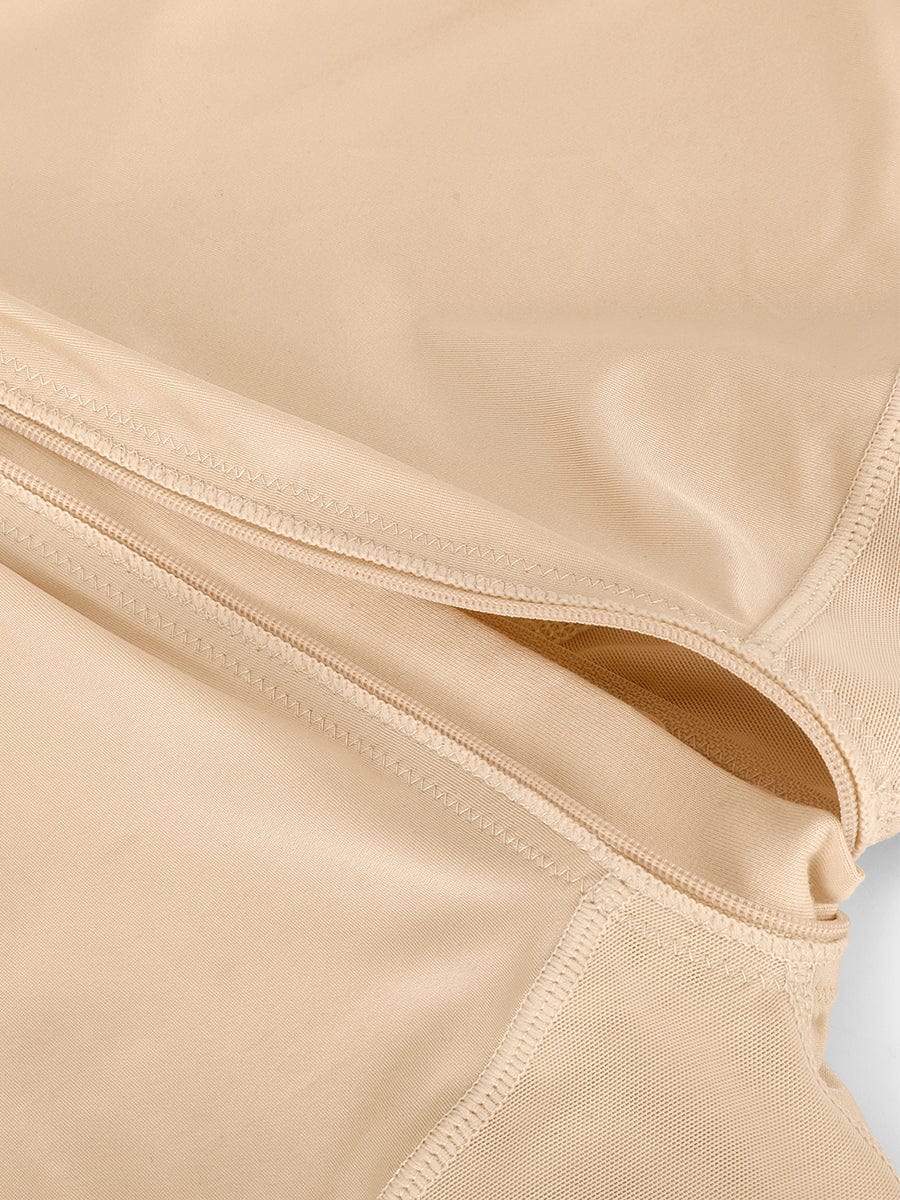 Wholesale U-Shaped Chest Support Waist Control Peach Butt Post Surgery Full Body Shapewear.
