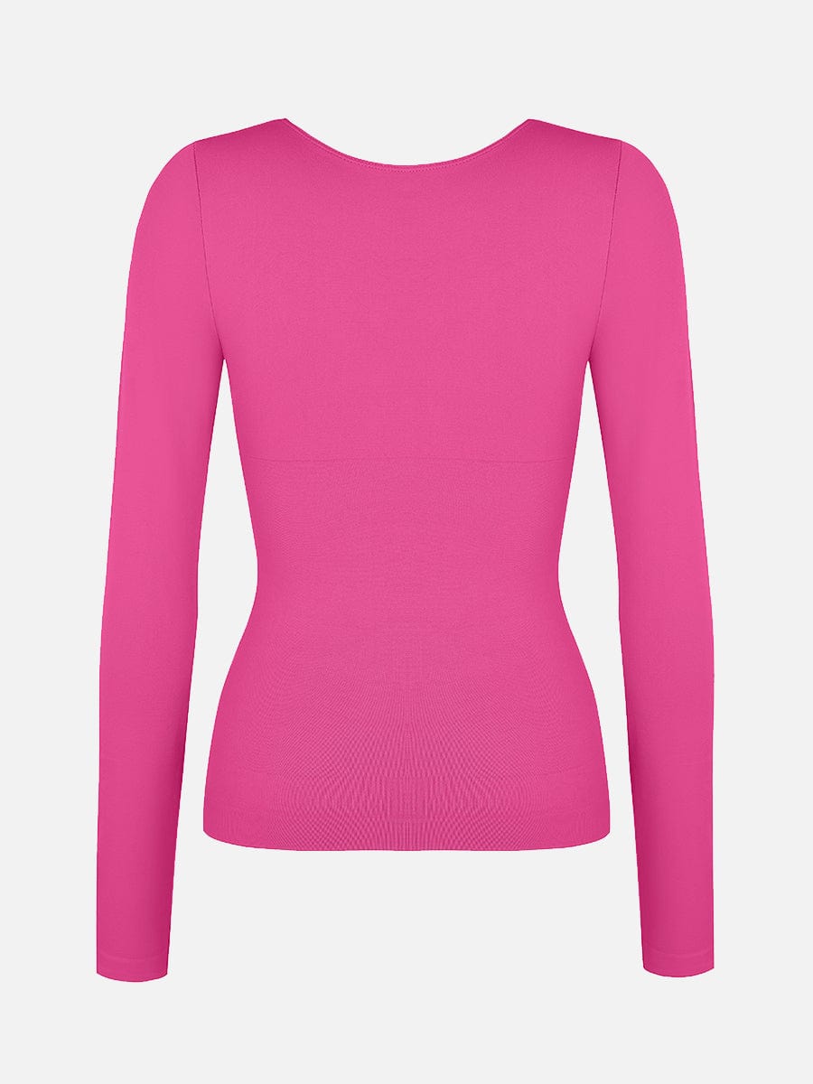 Wholesale Seamless Diamond Neck Bust Support Waist and Tummy Control Shaping Top.