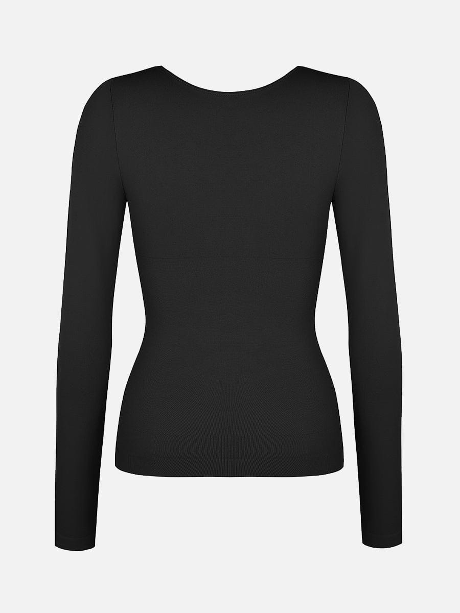 Wholesale Seamless Diamond Neck Bust Support Waist and Tummy Control Shaping Top.