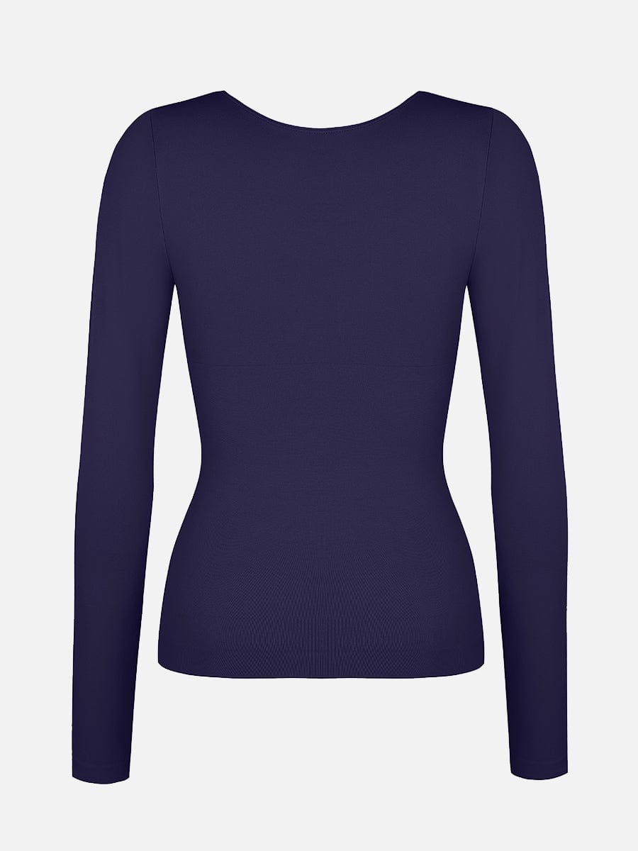 Wholesale Seamless Diamond Neck Bust Support Waist and Tummy Control Shaping Top.