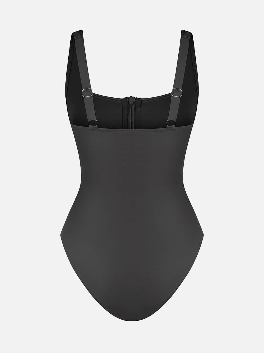 Shaping Waist Tummy Control Panty One Piece Swimsuit