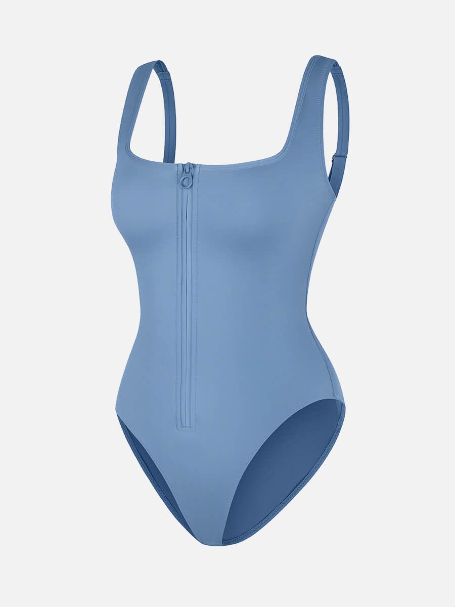 Shaping Waist Tummy Control Panty One Piece Swimsuit