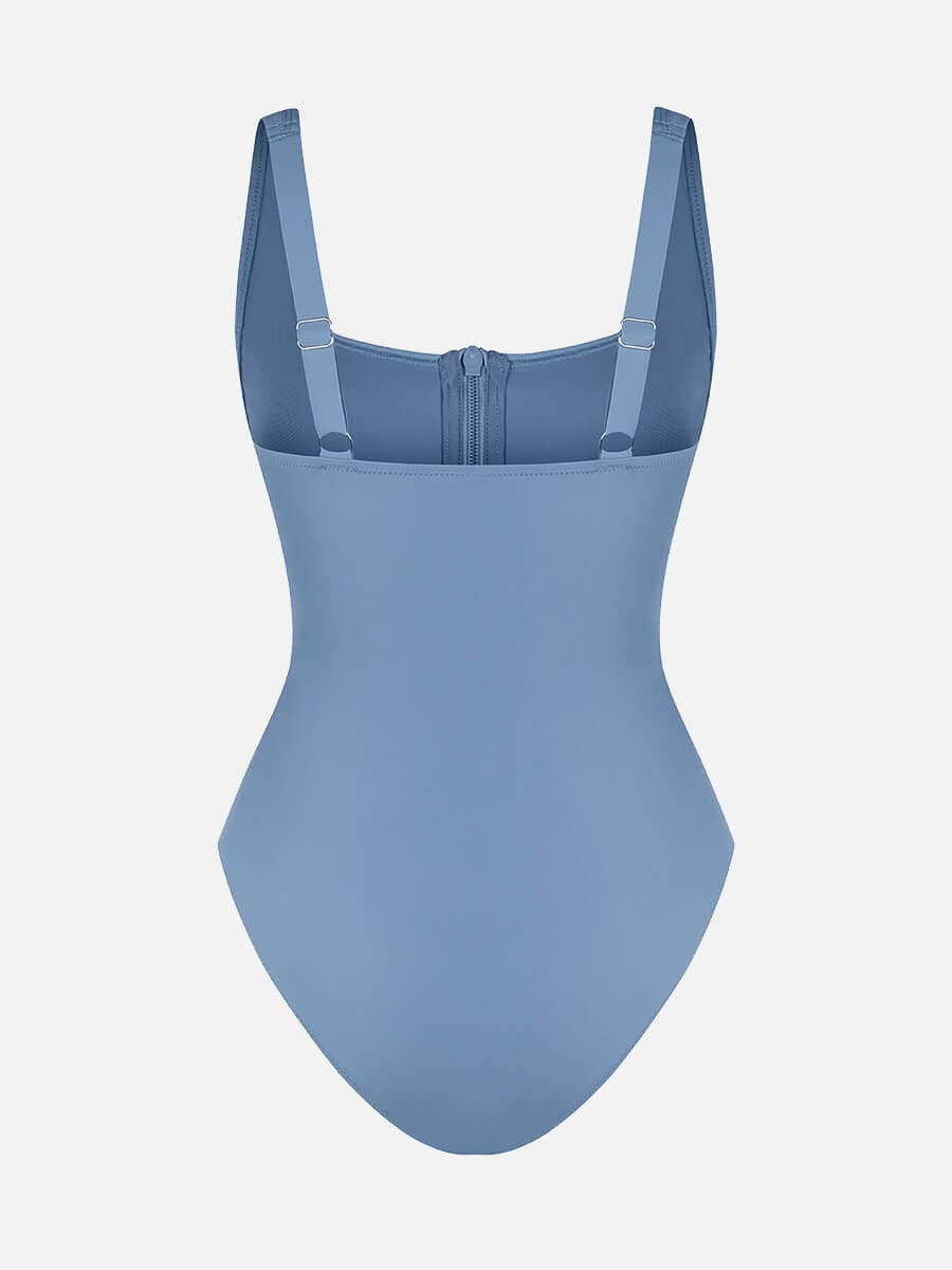Shaping Waist Tummy Control Panty One Piece Swimsuit