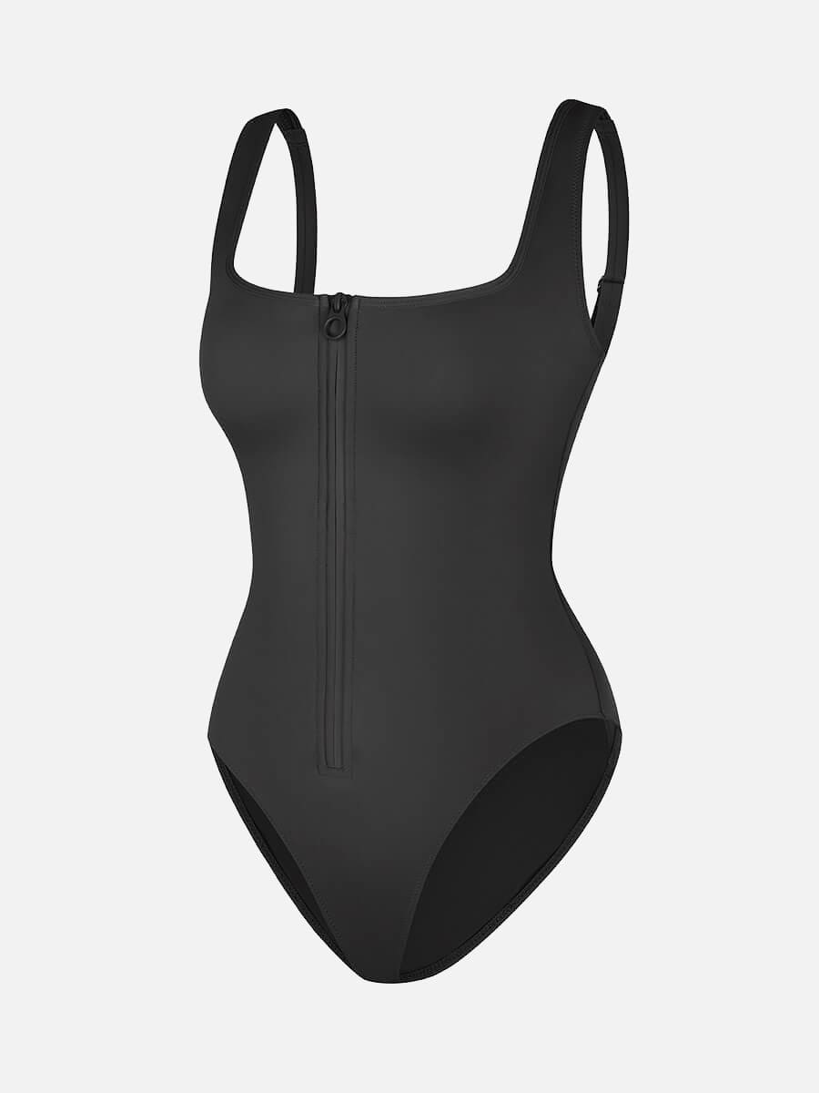 Shaping Waist Tummy Control Panty One Piece Swimsuit