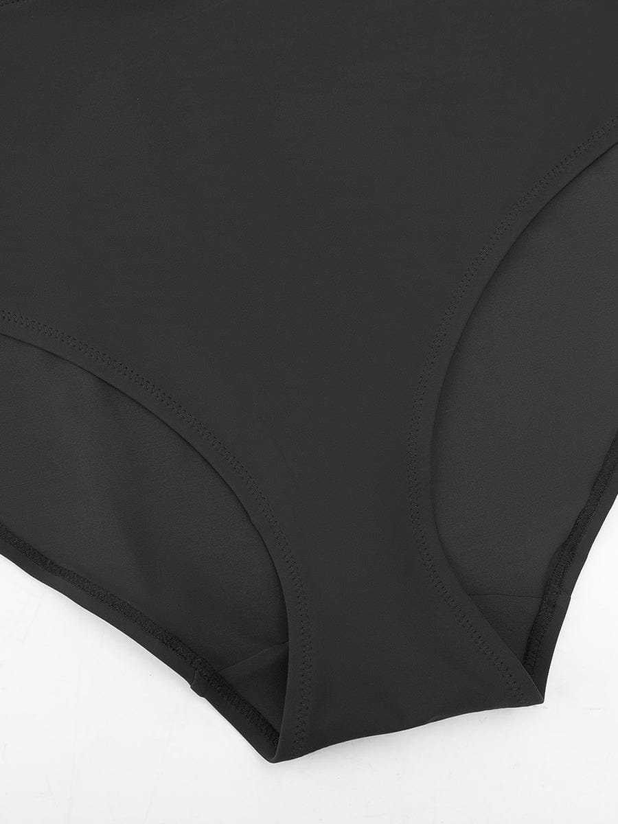 Wholesale Deep V Ruched Shaping Mesh One Piece Swimsuit with Removable Pads.