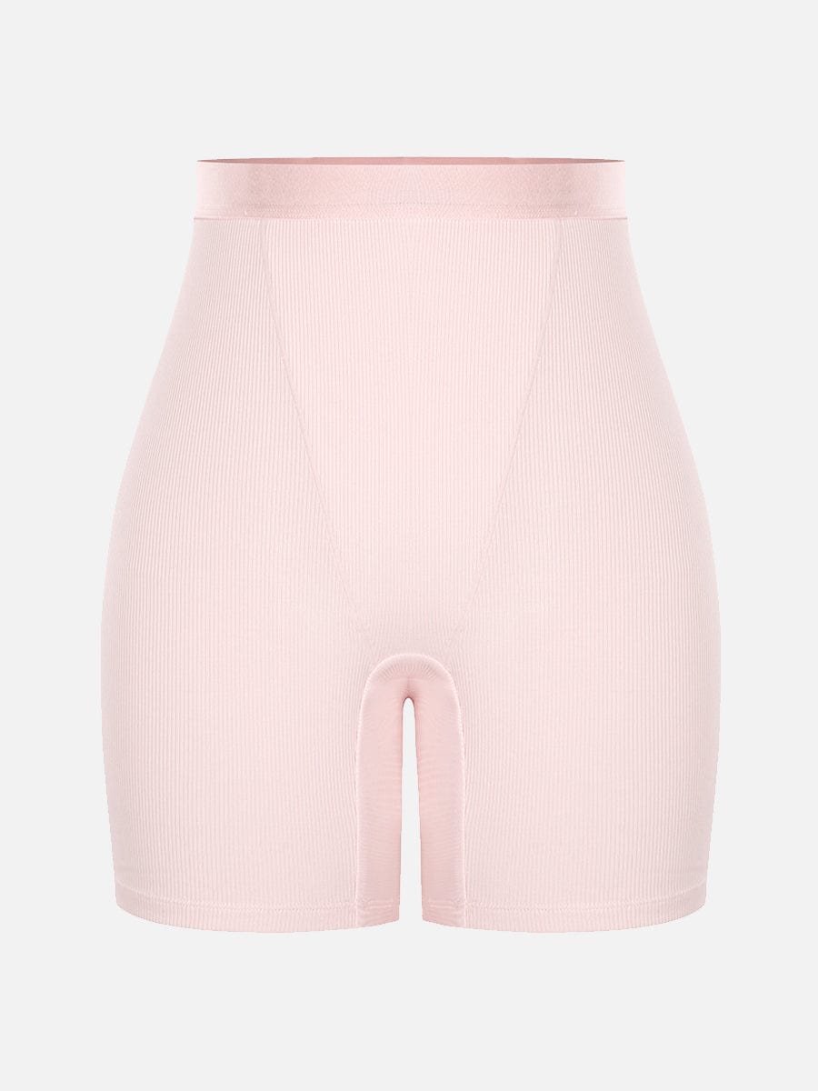 Wholesale Rayon Ribbed Fitted Boxer Mid Waist Breathable Shorts.