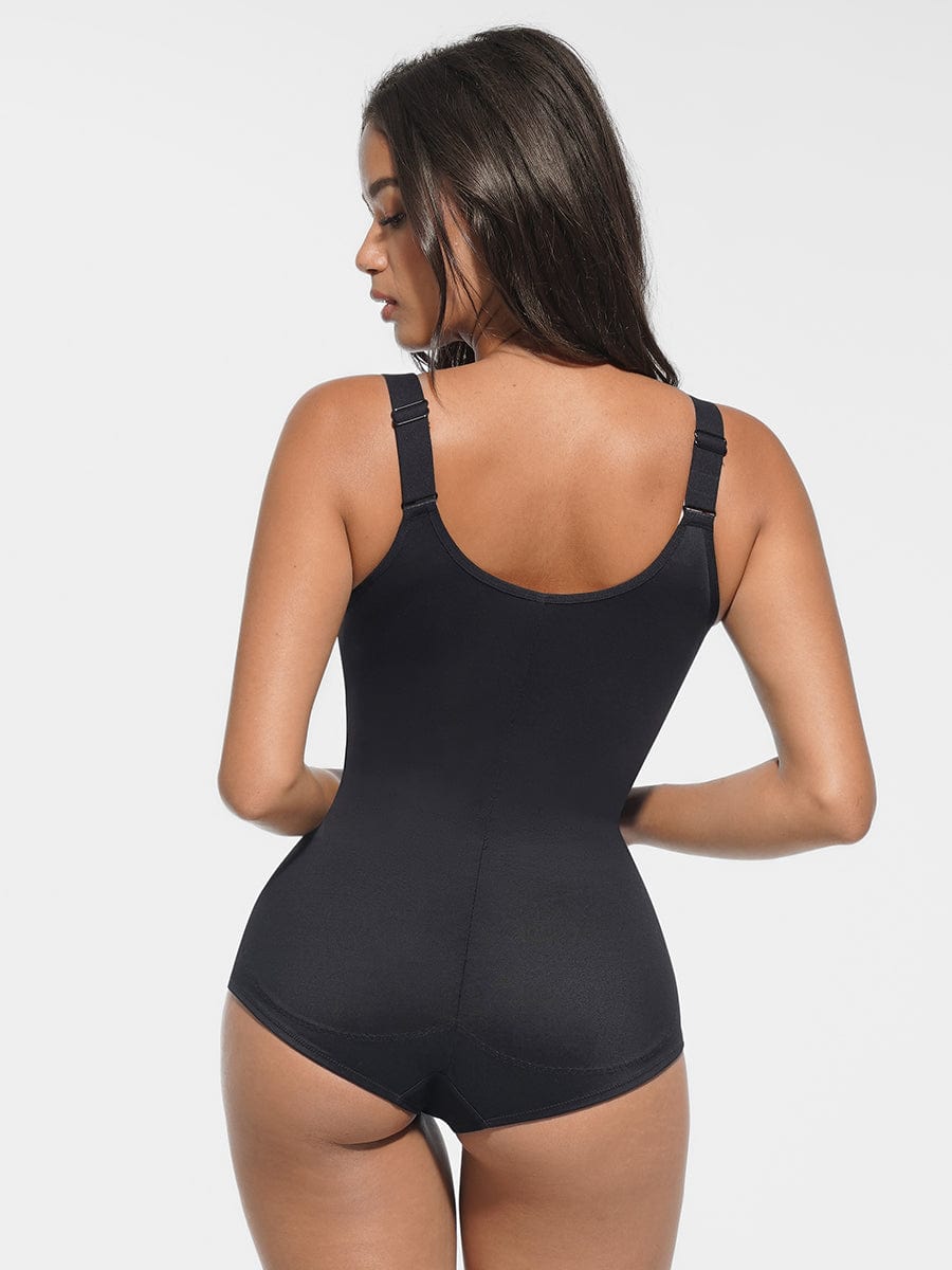 Wholesale High-Elastic Bust Support Antibacterial Crotch Shaping Bodysuit.
