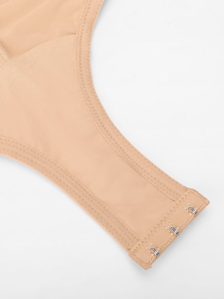 Wholesale High-Elastic Bust Support Antibacterial Crotch Shaping Bodysuit.