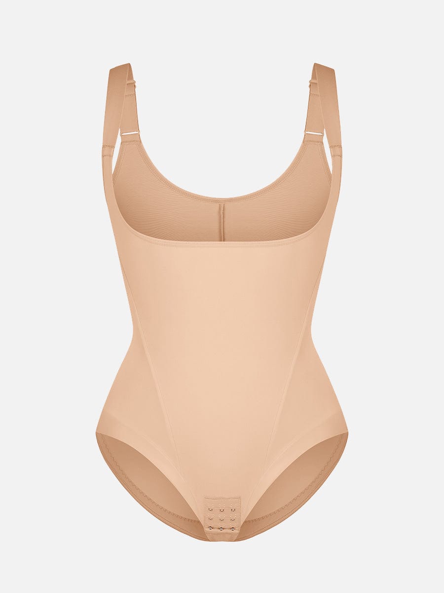 Wholesale High-Elastic Bust Support Antibacterial Crotch Shaping Bodysuit.
