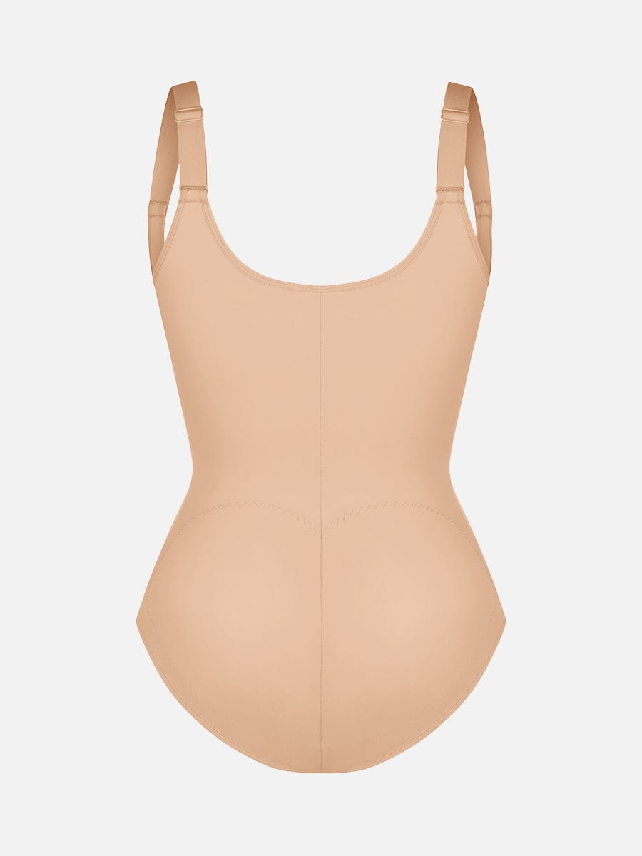 Wholesale High-Elastic Bust Support Antibacterial Crotch Shaping Bodysuit.
