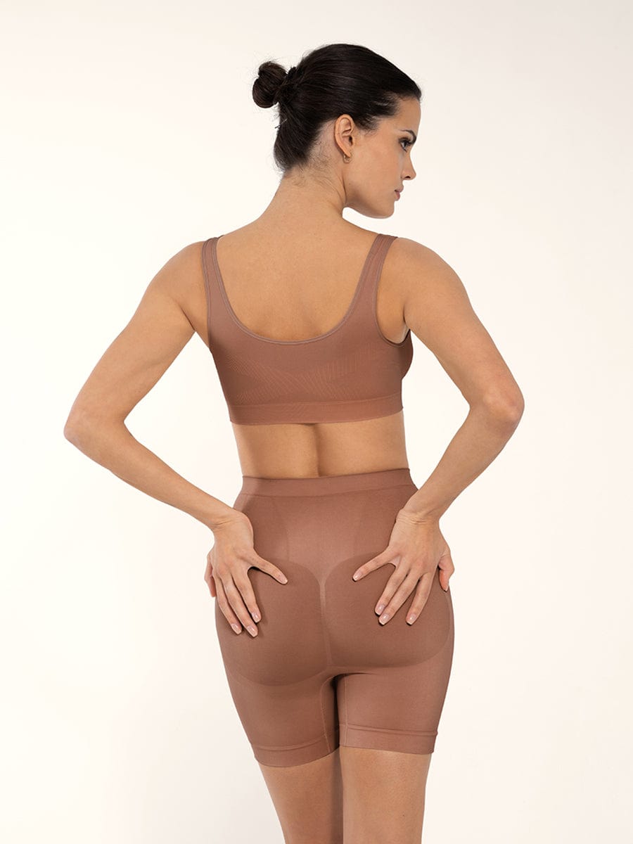 Wholesale Seamless Shaping Bust Support Wider Back Bra.