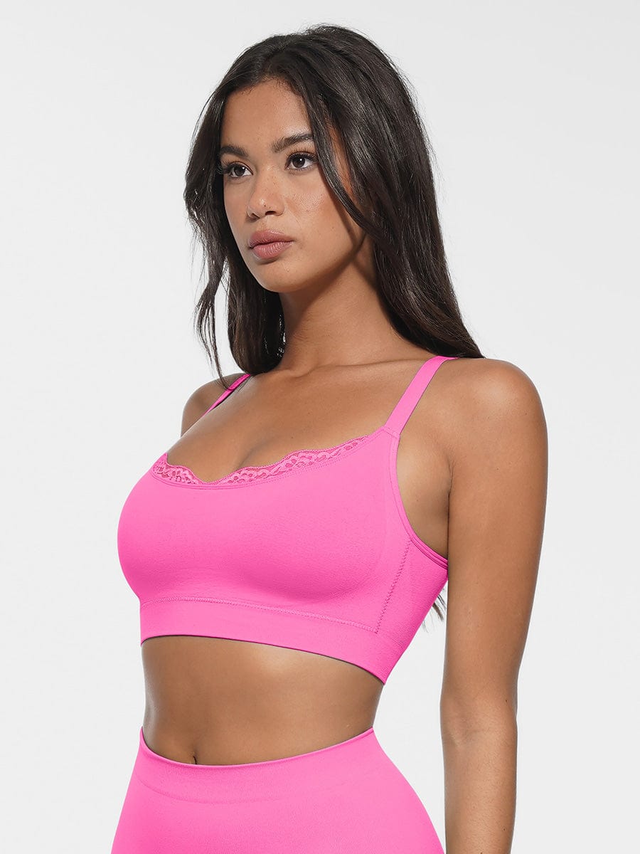 Wholesale Seamless Scoop Smooth Back Fat Bralettes Bras.
