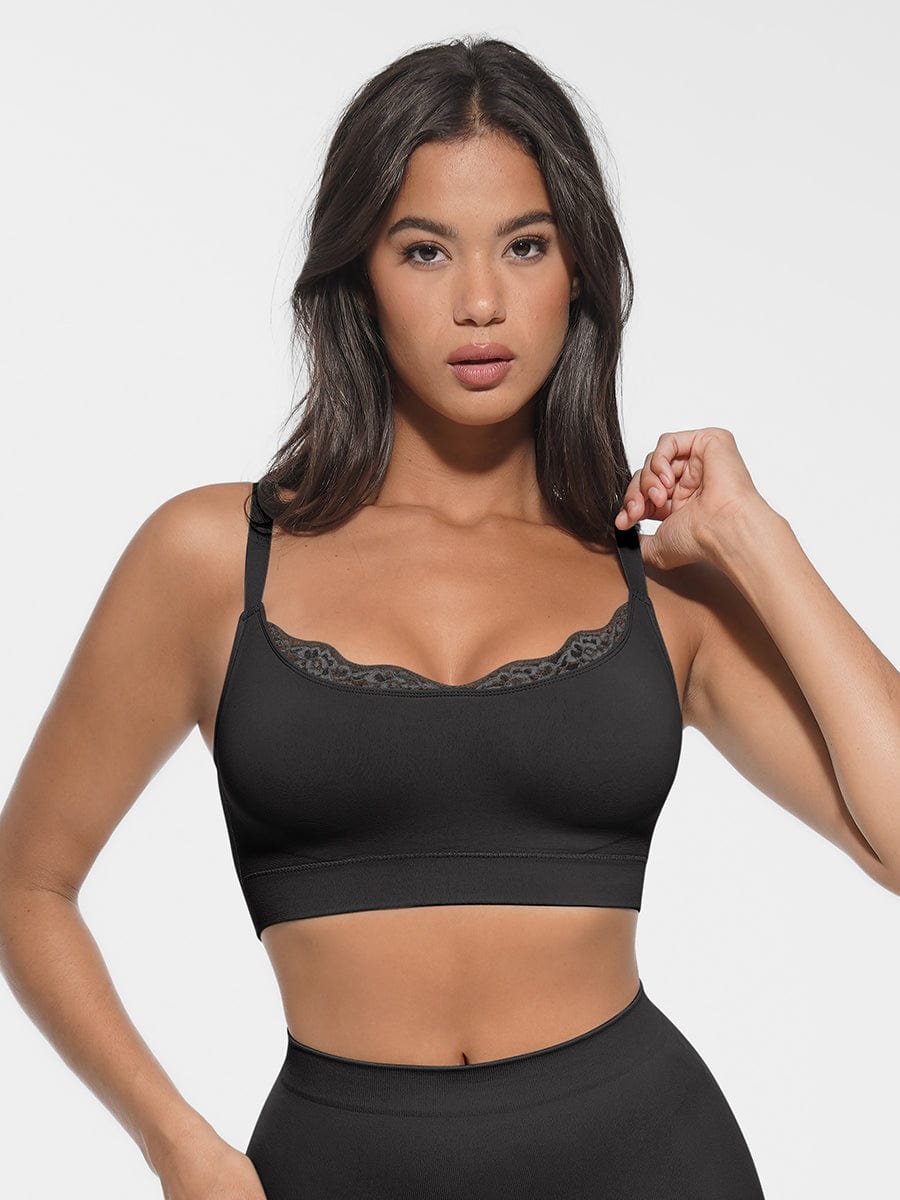 Wholesale Seamless Scoop Smooth Back Fat Bralettes Bras.