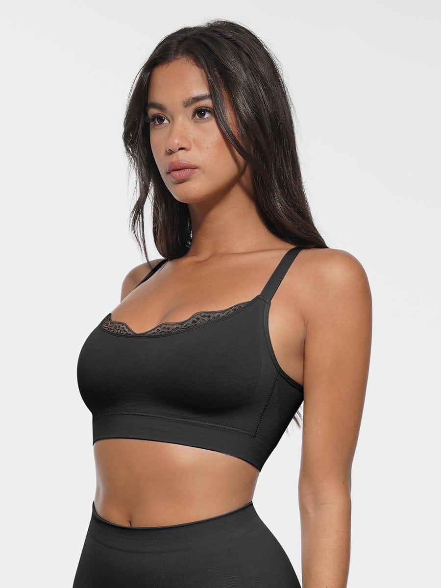 Wholesale Seamless Scoop Smooth Back Fat Bralettes Bras.