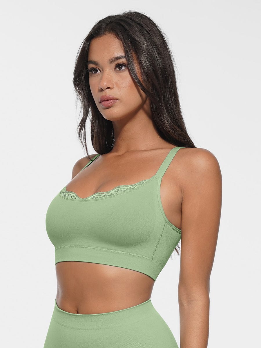 Wholesale Seamless Scoop Smooth Back Fat Bralettes Bras.