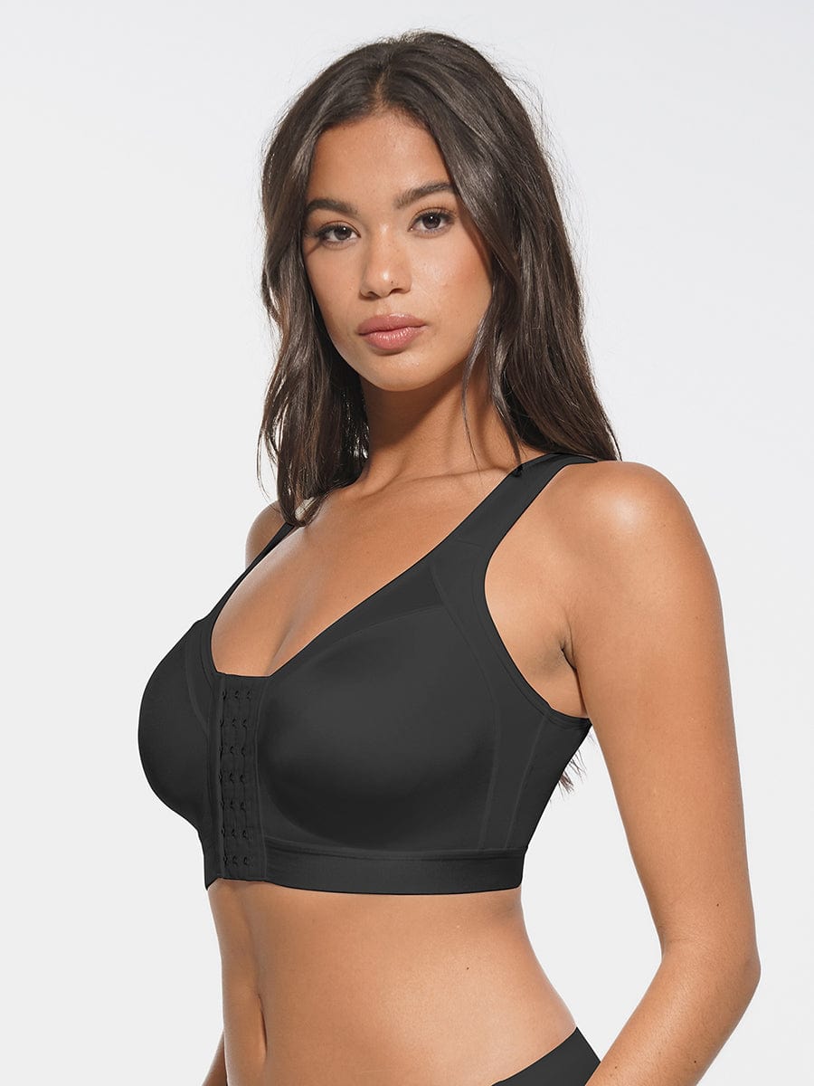 Wholesale Full Coverage Wireless No Padding Smooth Back & Side Support Post-Surgery Bra.