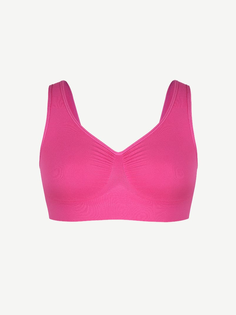 Wholesale Seamless Shaping Bust Support Wider Back Bra.