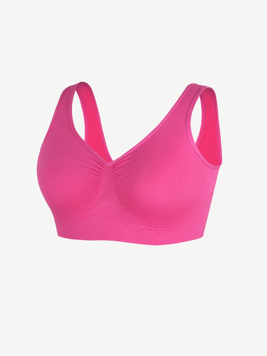 Wholesale Seamless Shaping Bust Support Wider Back Bra.