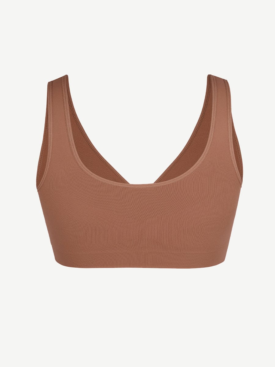 Wholesale Seamless Shaping Bust Support Wider Back Bra.