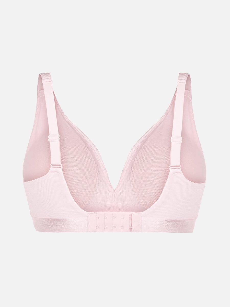 Wholesale Deep V Neck Rib Modal All Day Wear Bralette with Removable Pads.
