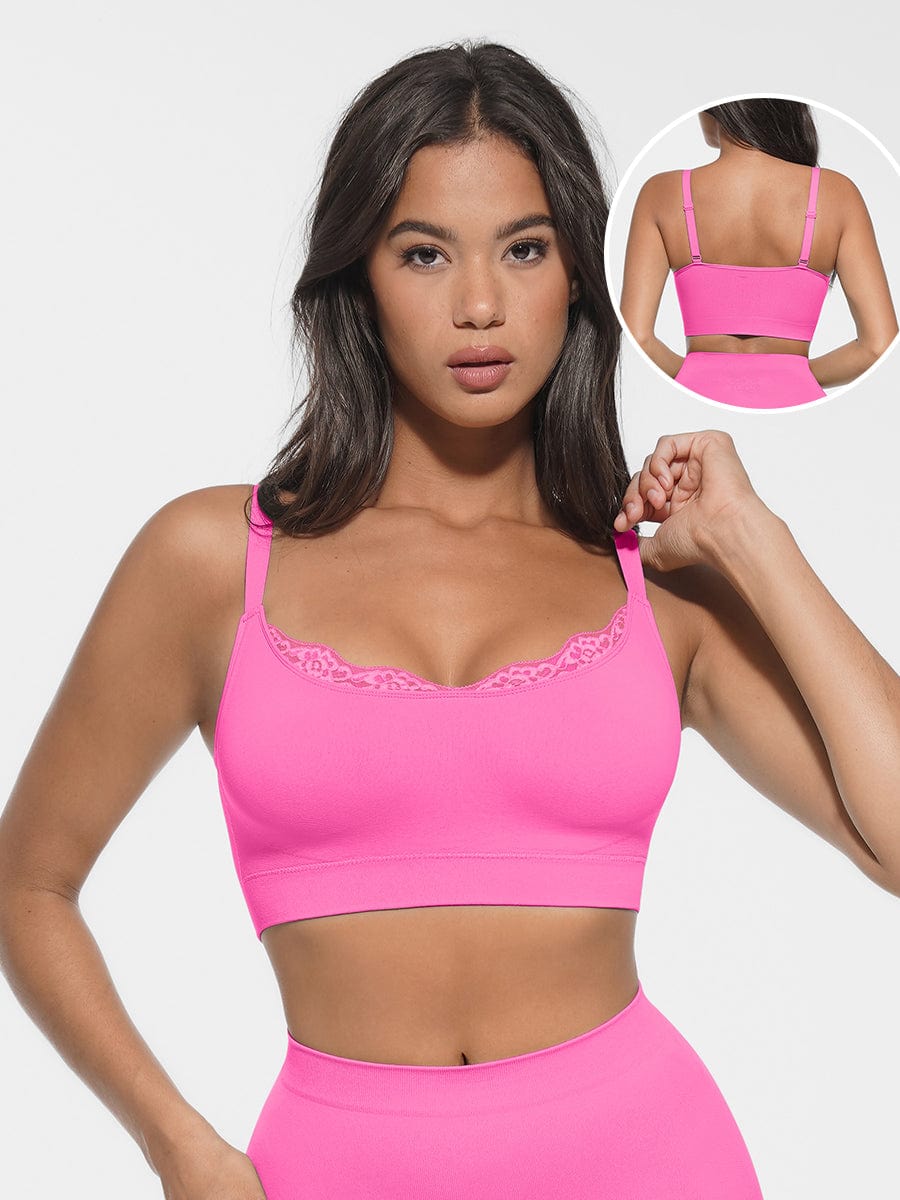 Wholesale Seamless Scoop Smooth Back Fat Bralettes Bras.