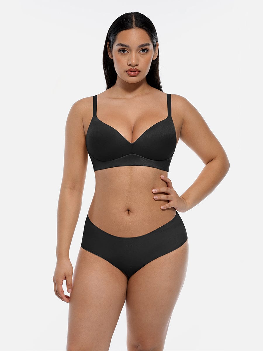 Wholesale Wireless Push Up Demi Coverage Bralettes Bra.