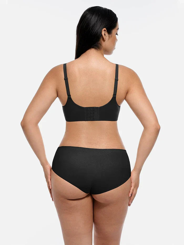 Wireless Push Up Demi Coverage Bralettes Bra