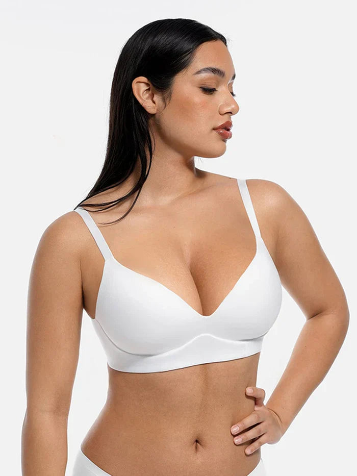 Wireless Push Up Demi Coverage Bralettes Bra