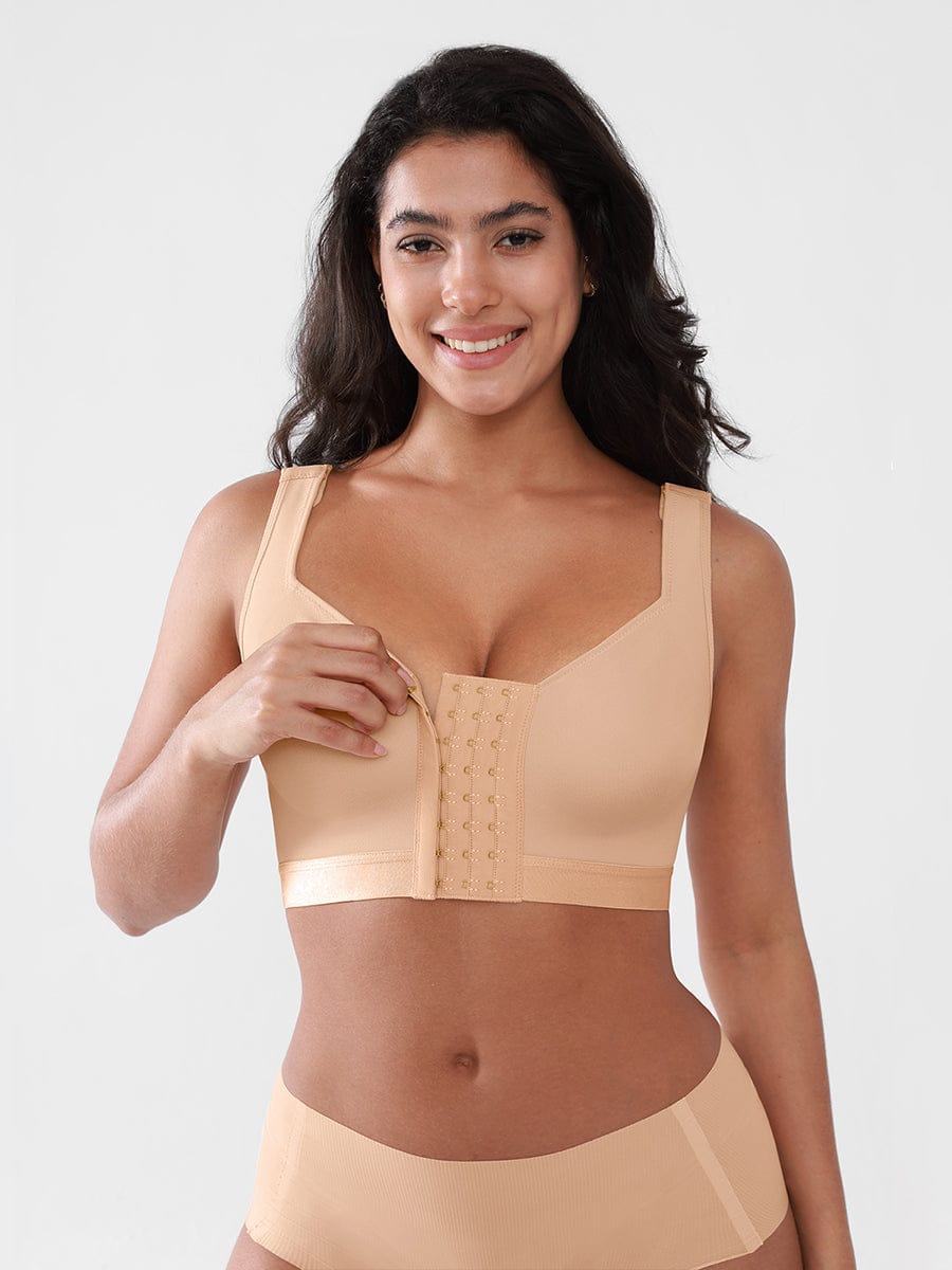 Wholesale Post Surgery Bra Front Closure Compression Mastectomy Bra.