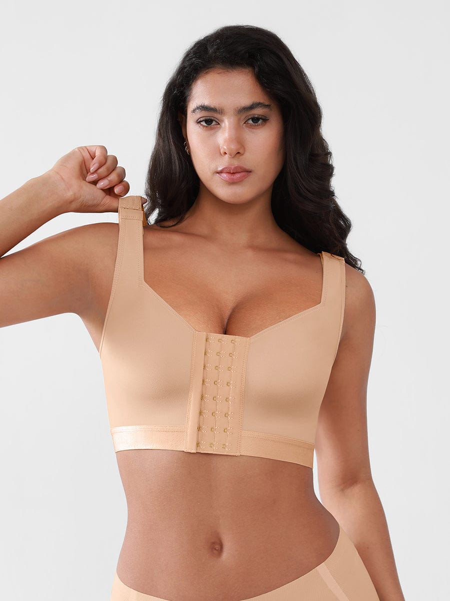 Wholesale Post Surgery Bra Front Closure Compression Mastectomy Bra.