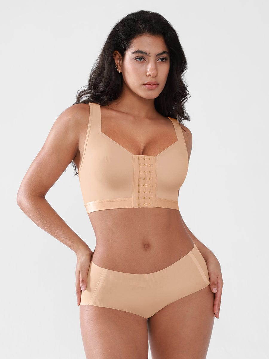Wholesale Post Surgery Bra Front Closure Compression Mastectomy Bra.