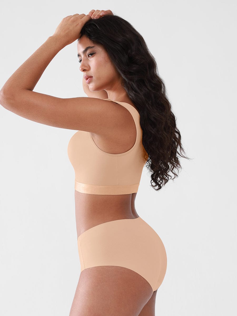 Wholesale Post Surgery Bra Front Closure Compression Mastectomy Bra.