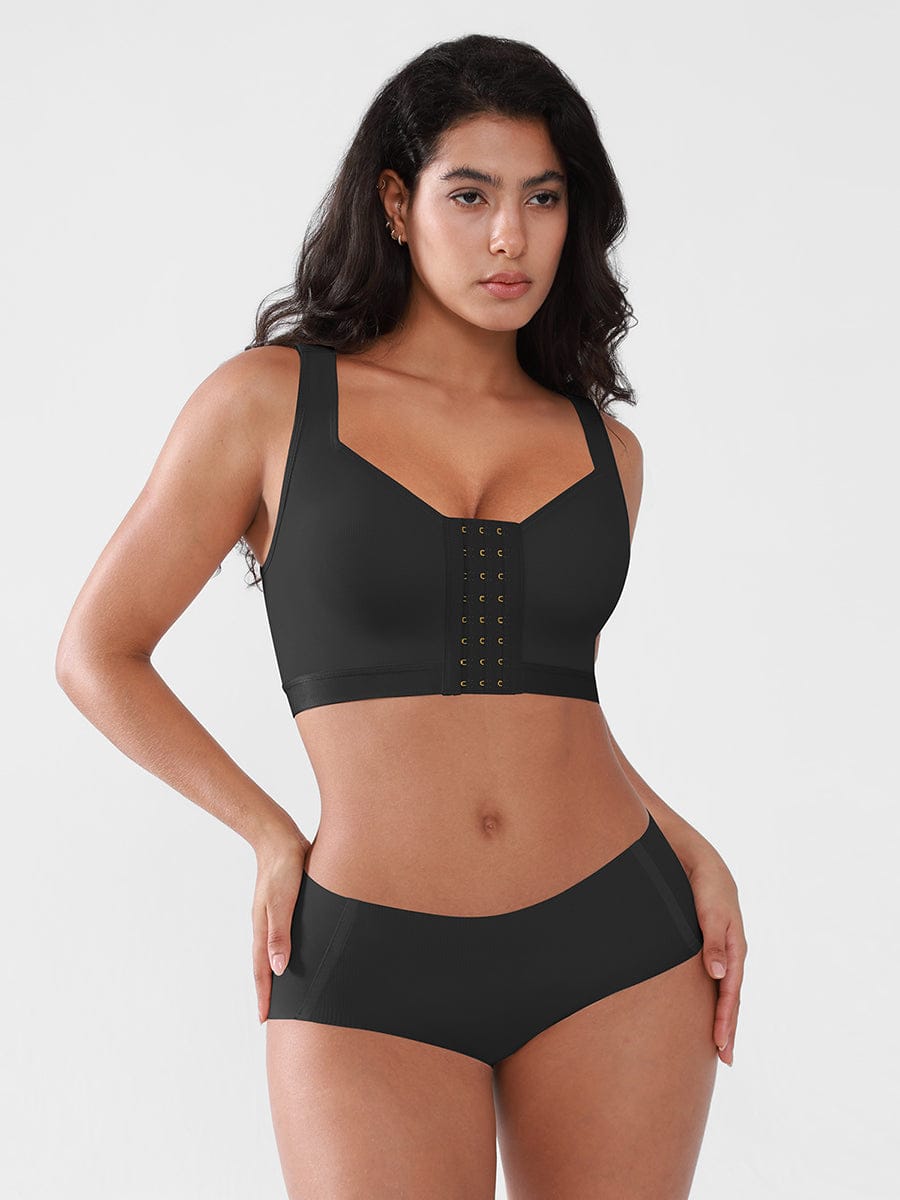 Wholesale Post Surgery Bra Front Closure Compression Mastectomy Bra.