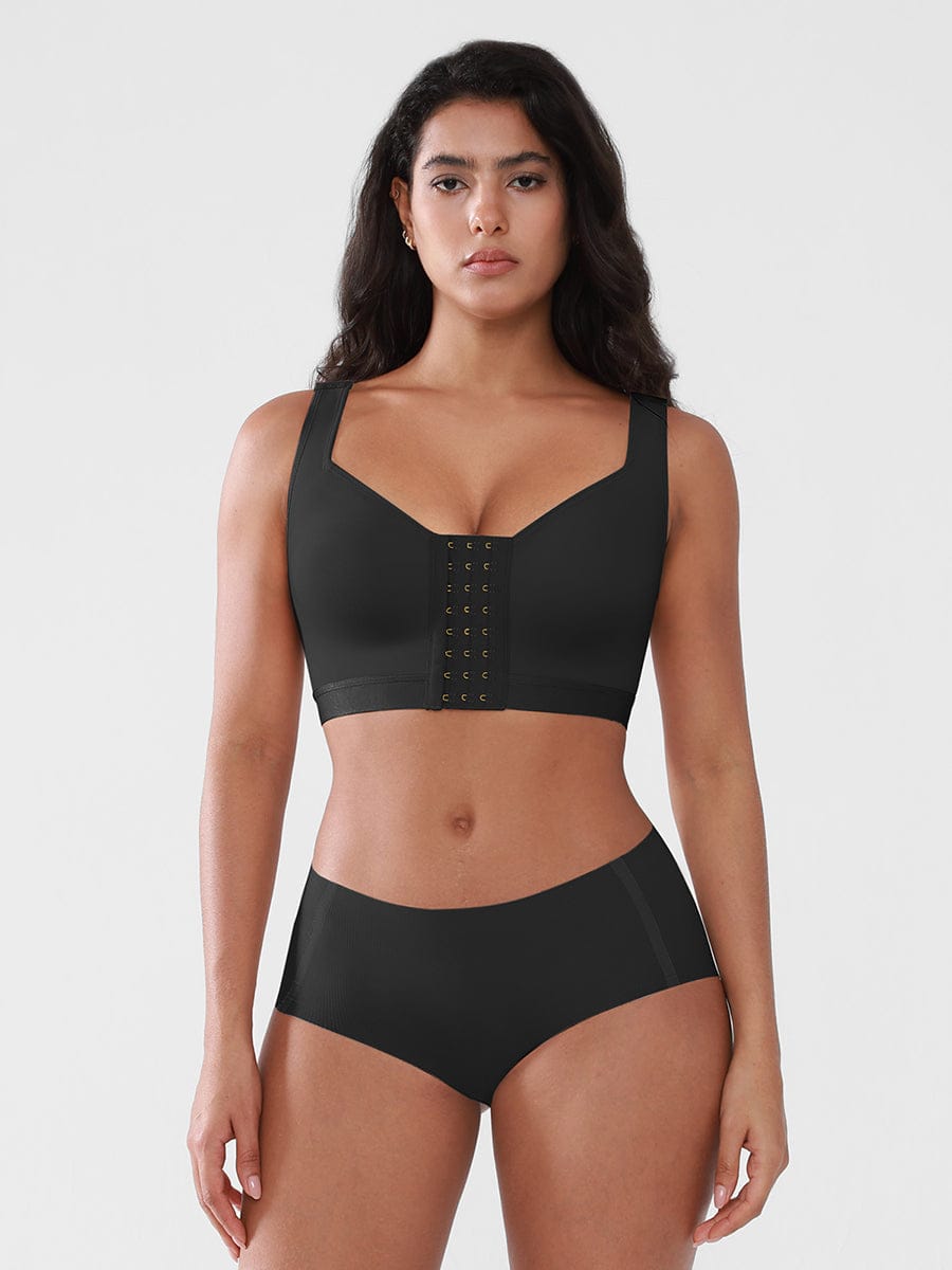 Wholesale Post Surgery Bra Front Closure Compression Mastectomy Bra.