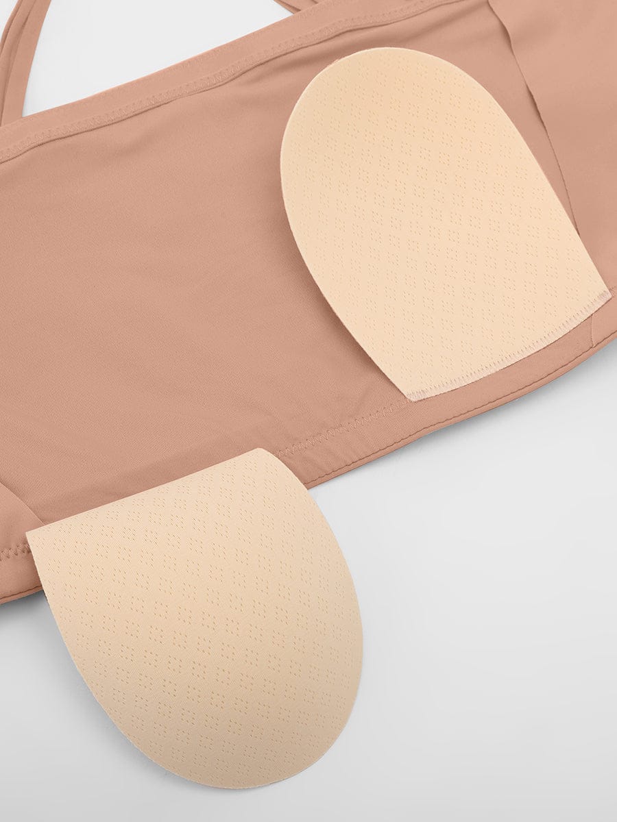 Strapless Anti Slip Bandeau Bra Fixed Molded Cups FeelSoft Fabric Nipple Coverage.