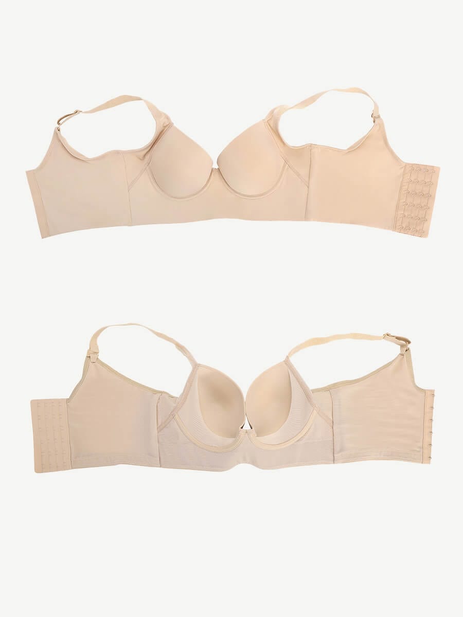 Wholesale Skin Underwire Push-Up Sculpting Uplift Hide Back Fat Full Coverage Bra.