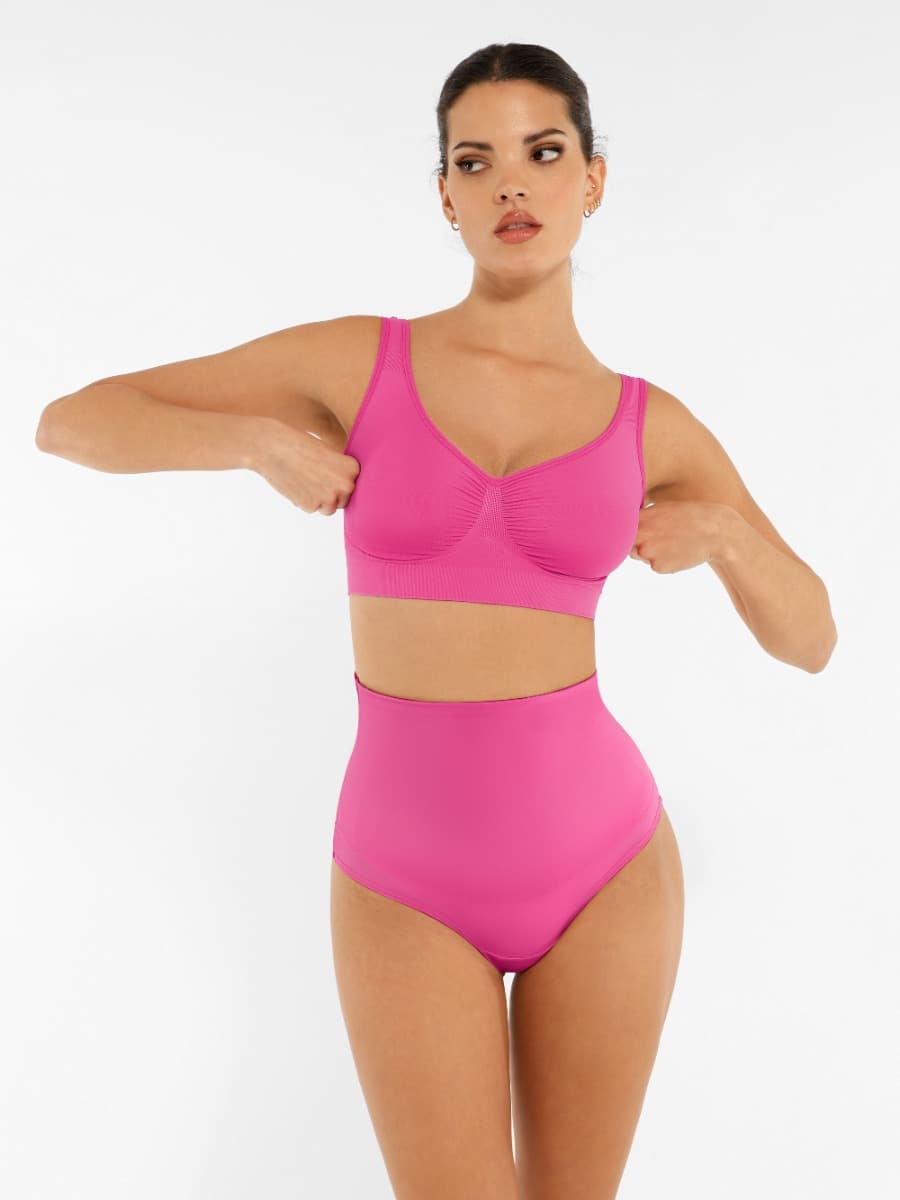 Wholesale Seamless Shaping Bust Support Wider Back Bra.