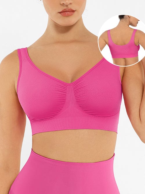 Wholesale Seamless Shaping Bust Support Wider Back Bra.