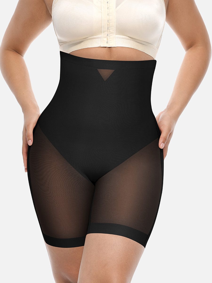 Wholesale High-Waisted Butt Lift & Slimming Mid-Thigh Shaper Shorts.