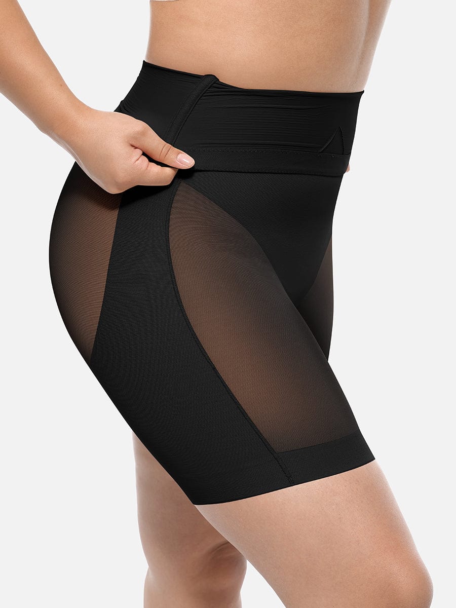 Wholesale High-Waisted Butt Lift & Slimming Mid-Thigh Shaper Shorts.