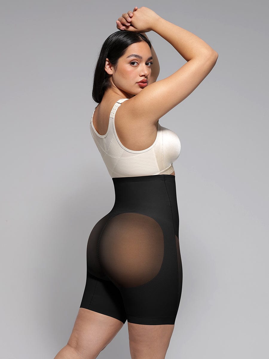 Wholesale High-Waisted Butt Lift & Slimming Mid-Thigh Shaper Shorts.
