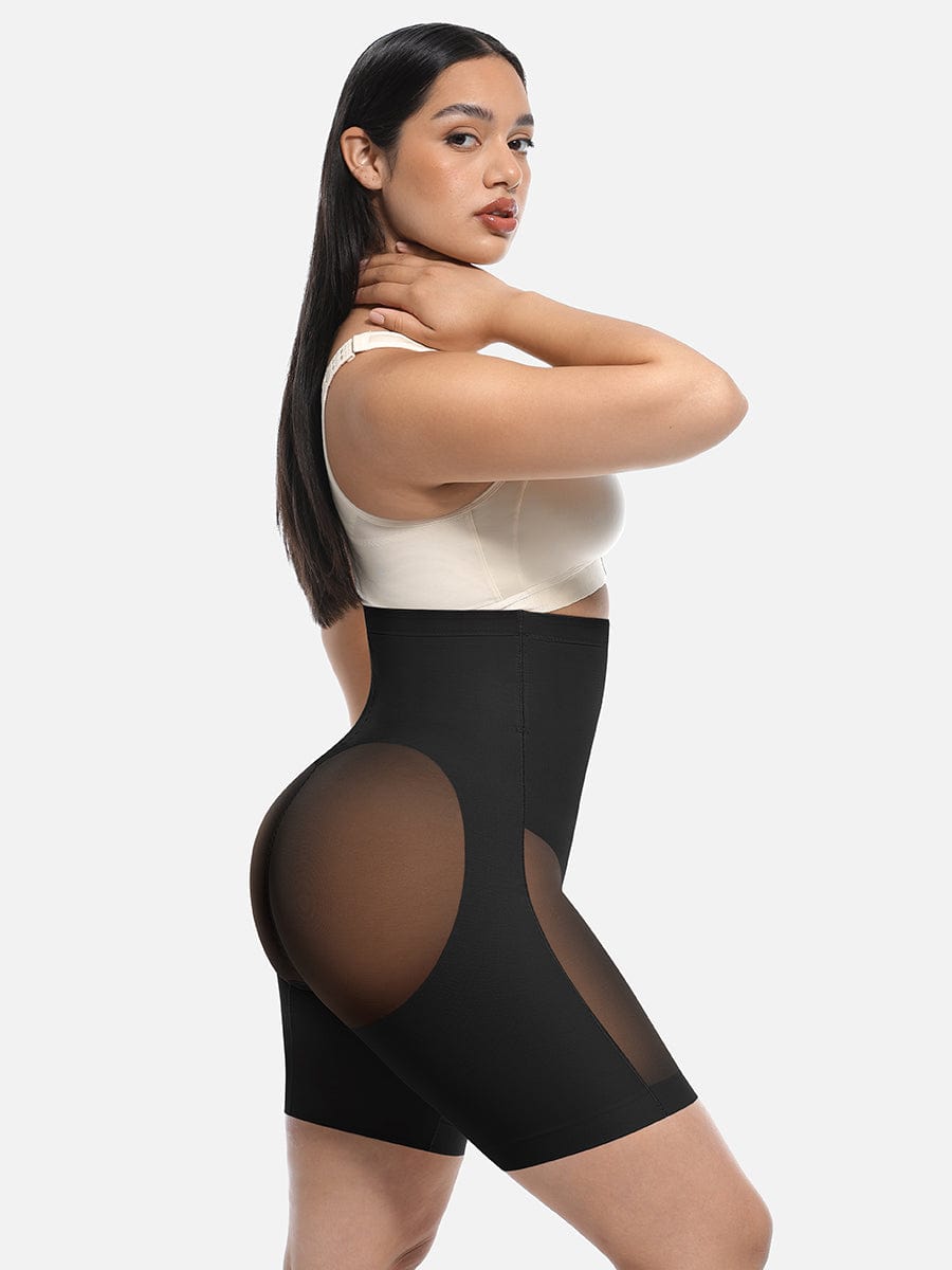 Wholesale High-Waisted Butt Lift & Slimming Mid-Thigh Shaper Shorts.