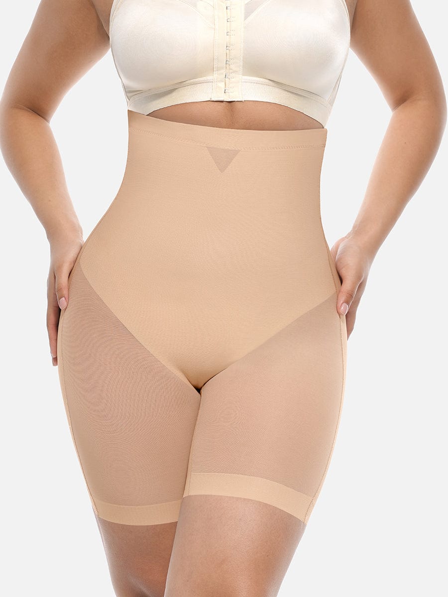 Wholesale High-Waisted Butt Lift & Slimming Mid-Thigh Shaper Shorts.