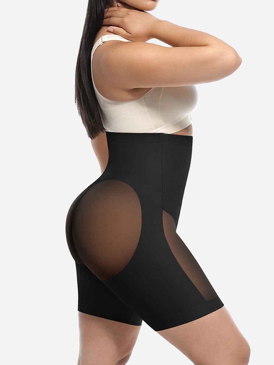 Wholesale High-Waisted Butt Lift & Slimming Mid-Thigh Shaper Shorts.