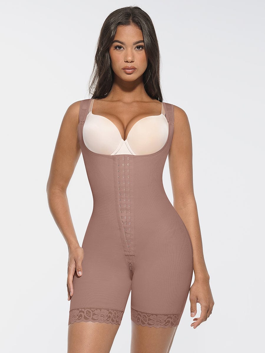 Wholesale Post-operative U-shaped Bust Support Hard Mesh Butt Lift Body Shaper.
