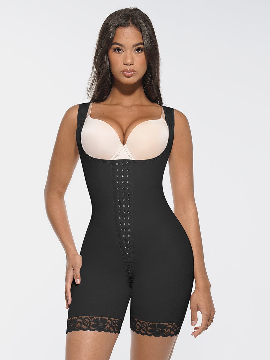 Wholesale Post-operative U-shaped Bust Support Hard Mesh Butt Lift Body Shaper.